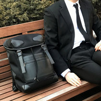 Korea EXIT Tide Brand 2021 Mens Business Backpack Magnetic Buckle Mens Casual Shoulder Bag Drawstring Computer Bag