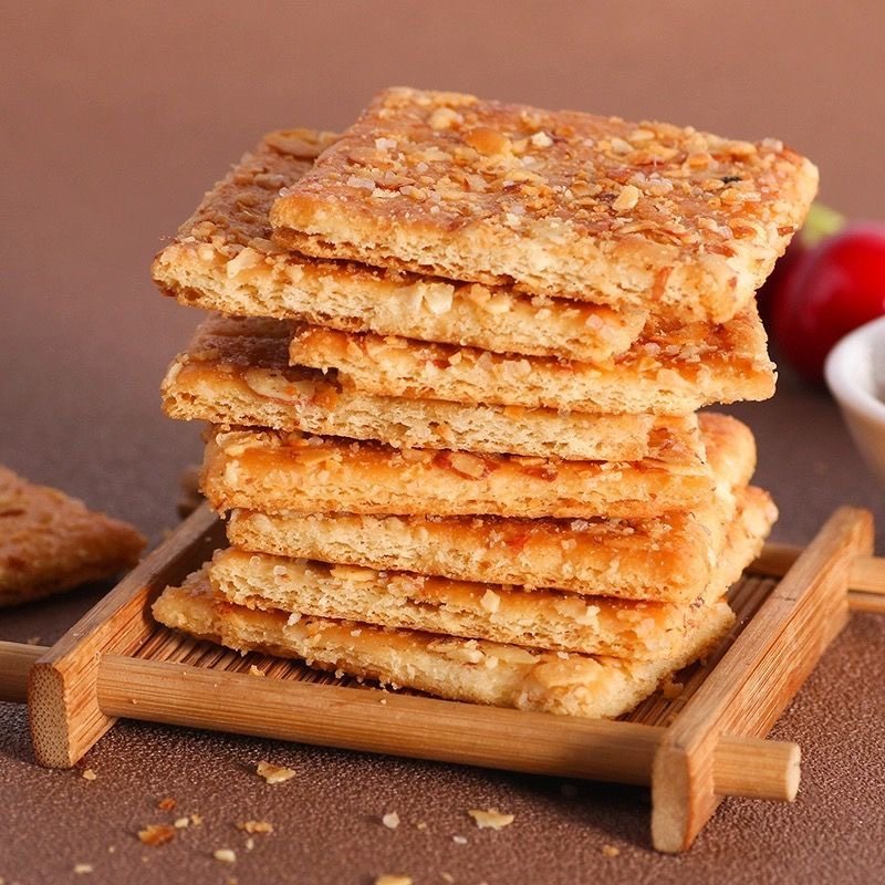 Crispy Nut Biscuits, Almond Biscuits, Whole Box Individually Packaged, Casual Snacks, Crispy and Delicious Snacks to Satisfy Cravings