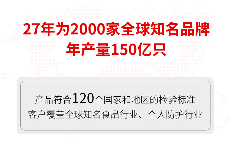 上市企业 英科医疗 一次性丁腈手套 100只 防交叉感染 图1