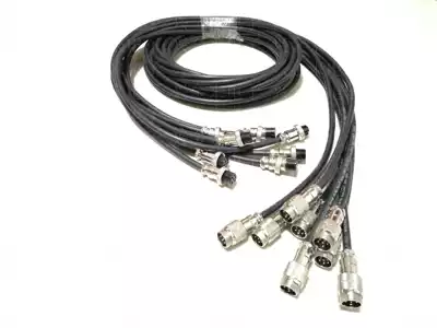 Aviation connector socket connector GX16-6 core male to female adapter cable extension cable power plug with Cable 1m