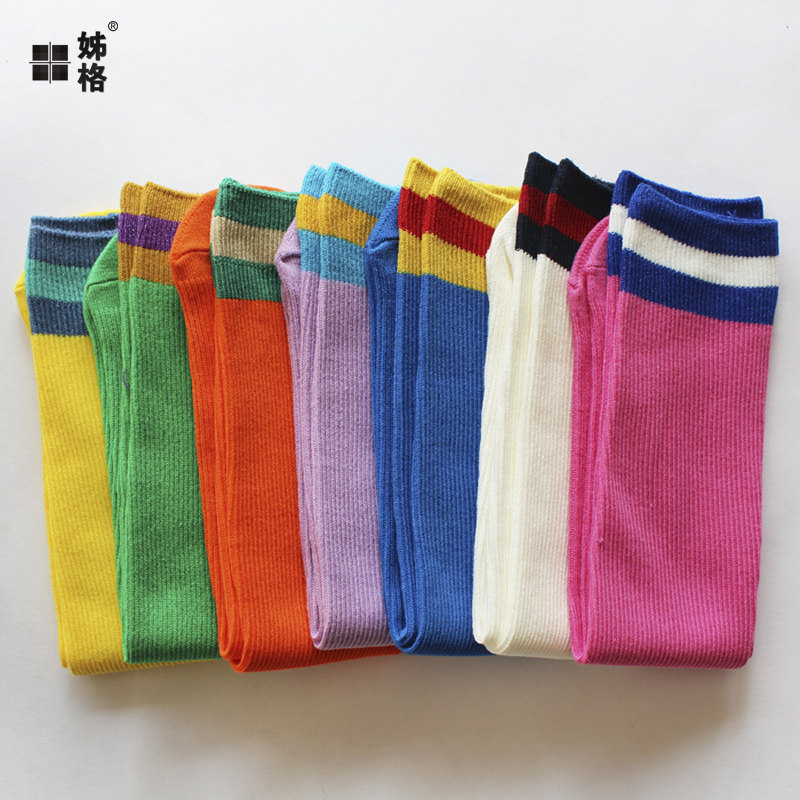 Tian Sisters Men And Women Baby Cotton Socks Personality Trendy Colorful High Stocking Socks Korean Edition Ball Sox Sox socks Sports Sox