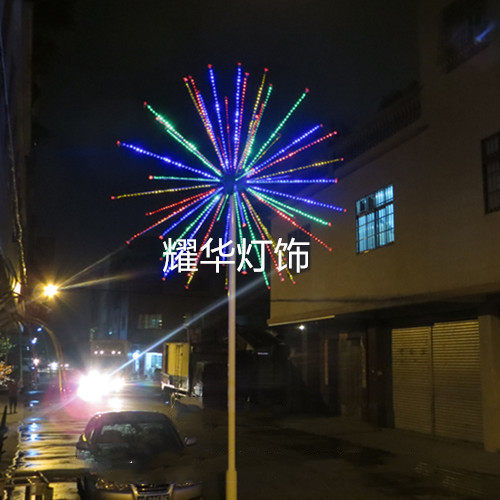 LED pyrotechnic tree light 3 m led waterproof luminous lamp tree Outdoor light courtyard lamp View light decorated lawn tree light