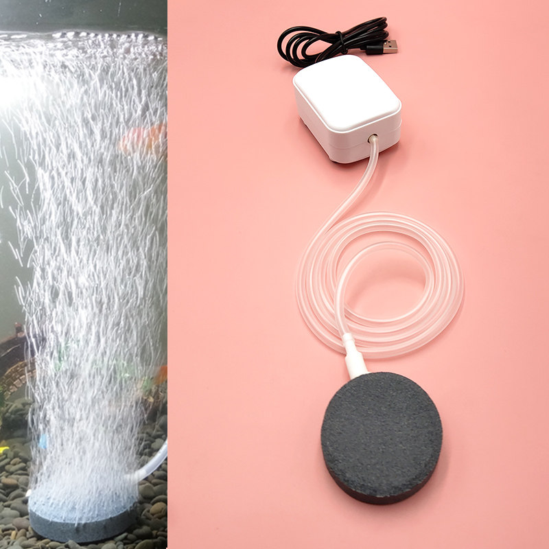 USB Aeration Pump Fish Tank Aerator Small Home Ultra Quiet Fish Farming Oxygenation Pump Portable Oxygen Pump Mini