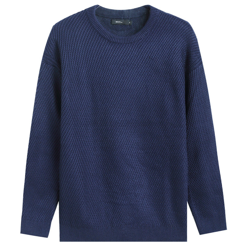 (Thứ hai giết 99 nhân dân tệ) Ông bông nam quần áo mùa đông lớn twill T-cổ áo len hoodsweater nam knitsweater.