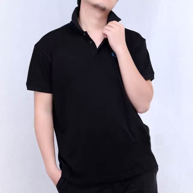 Mùa xuân và mùa hè mới thêm áo polo nam rộng lớn nam ngắn tay nam cộng với béo cộng với áo sơ mi POLO Polo rộng giản dị áo polo nam