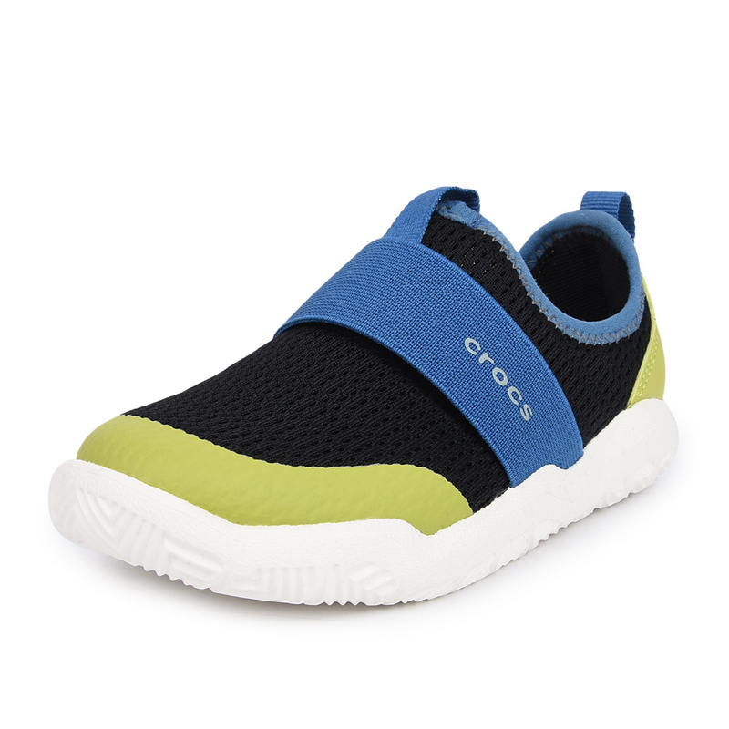 Crocs Carloch Children's Casual Shoes Surge Belt Breathing Mesh Cloth Children's Shoes Light Shoes 204022