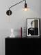 All-Copper Dining Room and Bedroom 2026 Trendy Bedside Wall Lamp, New Light Luxury Style with Switch and Pull Cord, Desk Swing Arm Reading Lamp