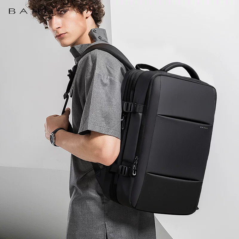 班歌 Men's capacious backpack, luggage laptop for traveling, worn on the shoulder, custom-made