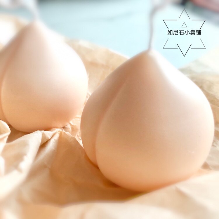 Hand-made peach candles, peach-flavored scented candles, natural soy wax 5 5cm or so 65g girlfriends gifts