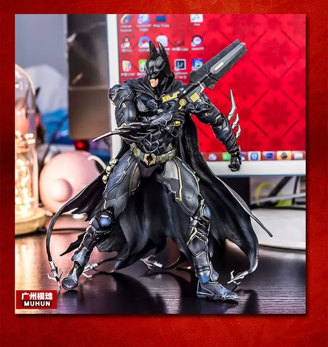 Khuyến mãi PA thay đổi phiên bản giới hạn màu xanh đen chiến binh Dao Sparta Batman Agan Knight chú hề mô hình đồ chơi - Capsule Đồ chơi / Búp bê / BJD / Đồ chơi binh sĩ