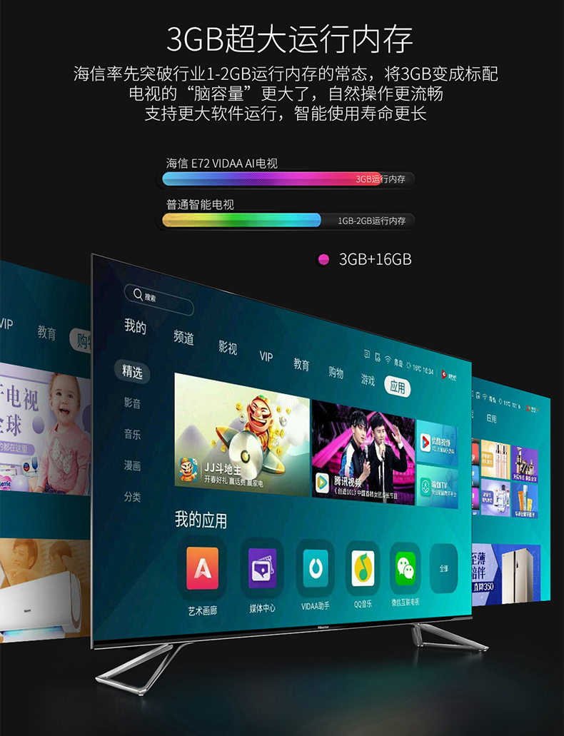 tivi 85 inch Màn hình phẳng LCD thông minh 4K HD 55 inch Hisense / Hisense H55E72A 55 inch giá tivi lg