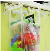 Japanese-style door back cabinet hook door nail-free hook kitchen handbag hanger garbage bag hanger