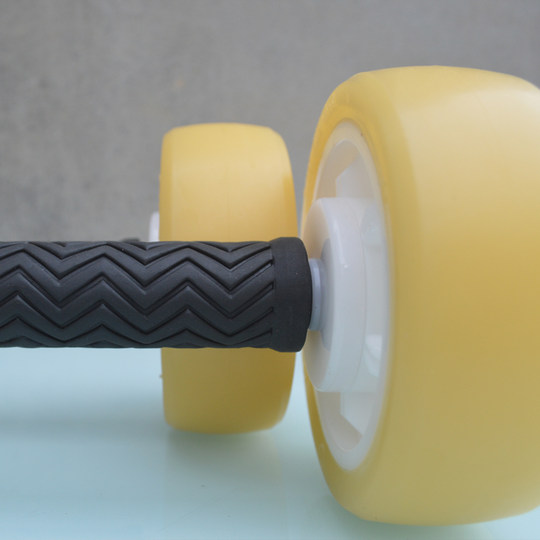 Колесо для пресса с двойными подшипниками, четырехколесное колесо для пресса повышенной сложности, бесшумное, экологичное, резиновое колесо для домашнего использования, колесо для тренировок одной рукой.