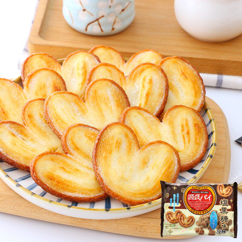 Japan Import Trinity Thousand Crisp Source Sea Salt Black Sugar Taste Butterfly Crisp Cake Dry Crisp Casual Little Snacks 150g