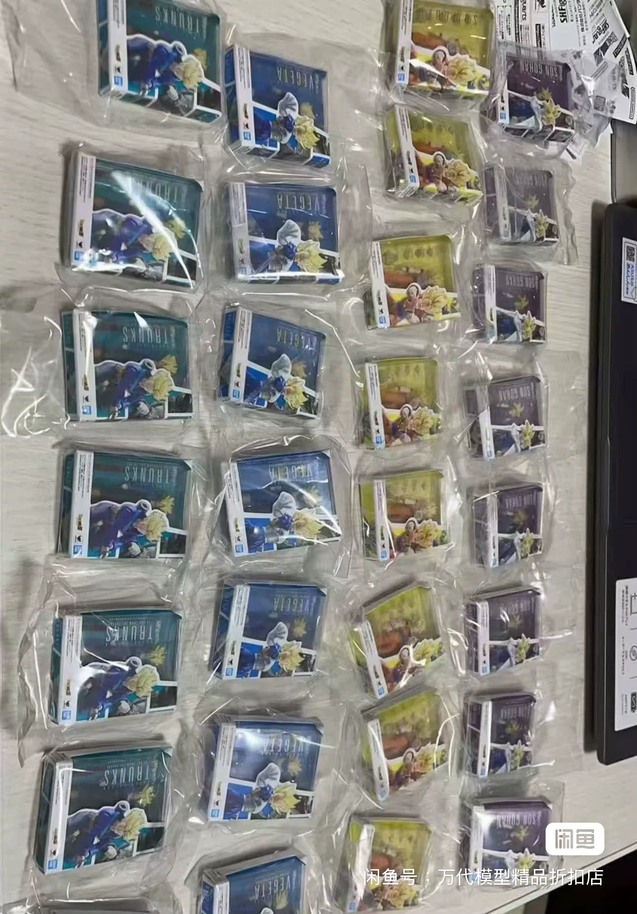 Набор из четырех коробок Bandai Dragon Ball Gacha SHF миниатюрные фишки персонажей серии Dragon Ball Вегета Гоку 897771