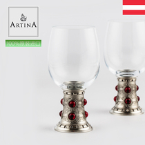 ARTINA Austria imported glass wine glass wine glass 2-piece European court noble cocktail wine glass