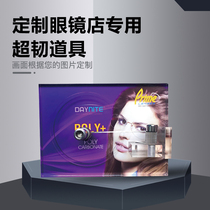 Professional custom glasses shop counter special super tough props acrylic glasses lens display props demonstration props