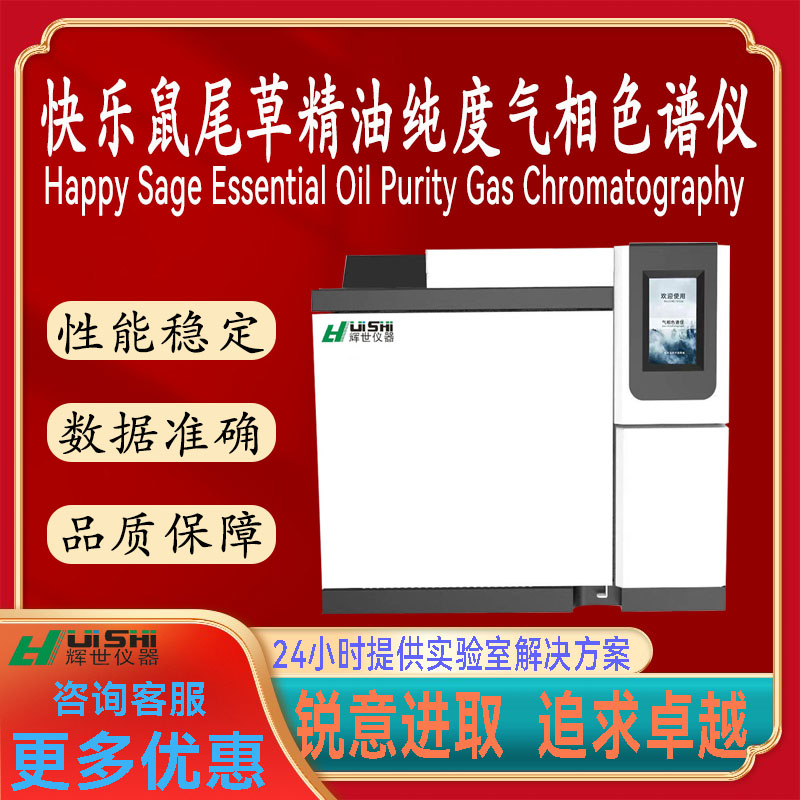 现货上海辉世GC450快乐鼠尾草精油 纯度检测仪器含量分析仪