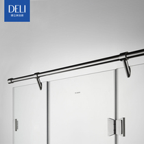 Deli Shower Room Overall Customized Stainless Steel Dry and Wet Separation Inline Tempered Glass Door Bathroom Partition S9