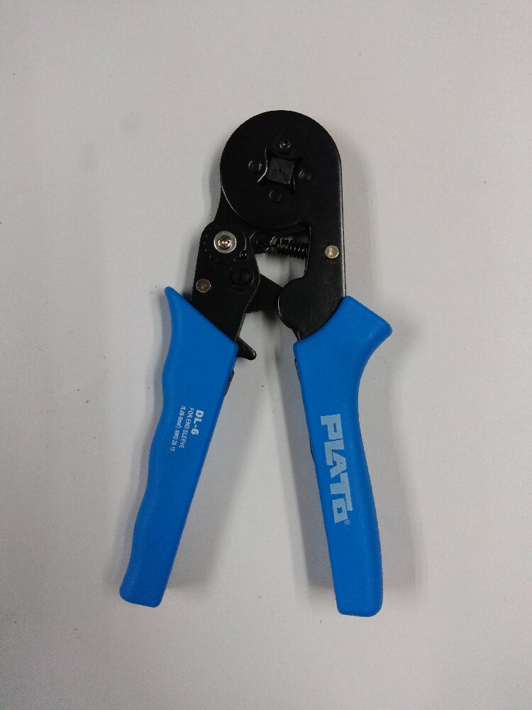  Tubular terminal crimping pliers terminal pliers press wire pliers press pliers 4-side type Eurotype terminal pliers DL-6