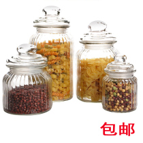 Model house decoration storage bottles sealed cans storage cans dry fruit cans moisture-proof fresh-keeping vertical grain food jars