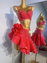 Wuyisha Advanced Customized New Latin Dance Skirt Performance Costumes Competition Costumes for Adult Women Art Exam Costumes 2585