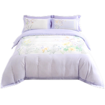 (24 new autumn and winter products) Cotton Era 60S double-layer gauze four-piece set 100% cotton 100% cotton quilt cover bed sheet