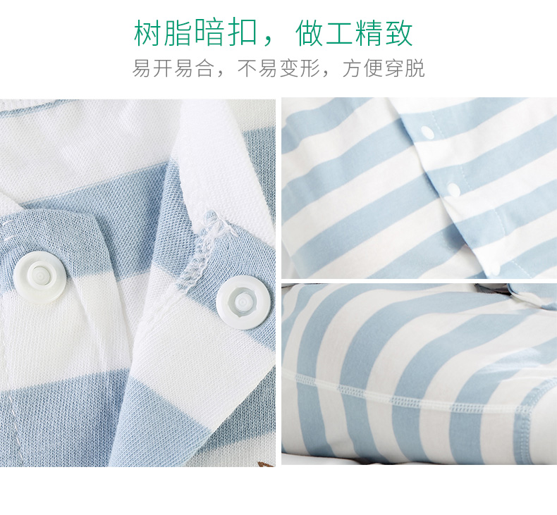 Cotton Age Baby cotton dài tay quần áo một mảnh Quần áo sơ sinh tuyệt vời Quần áo mùa thu và quần áo 2 mảnh bộ khủng long bé trai