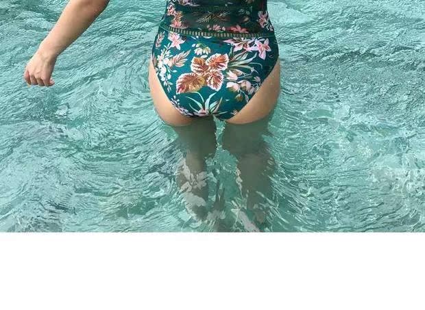 OO ~ Xã hội hình xăm Trang web chính thức của Hàn Quốc chính hãng phát hiện trực tiếp hàng hóa DAR bikini trong suốt kiểu v-bikini áo tắm hai mảnh