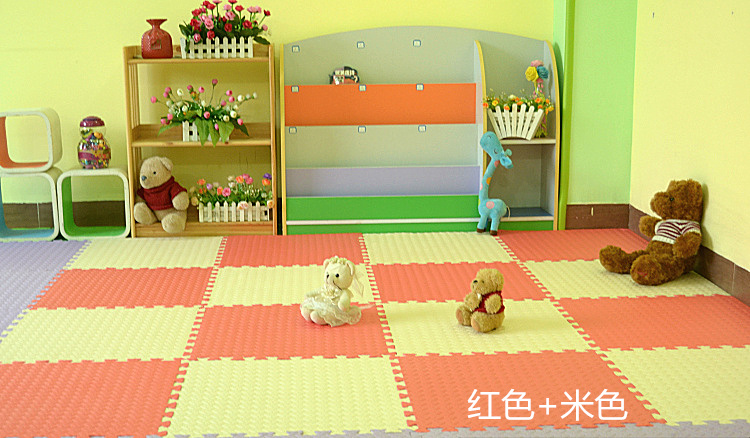 Miếng bọt biển mat bong bóng câu đố phòng ngủ sàn lớn nhà tatami dày trẻ em bò mat khâu