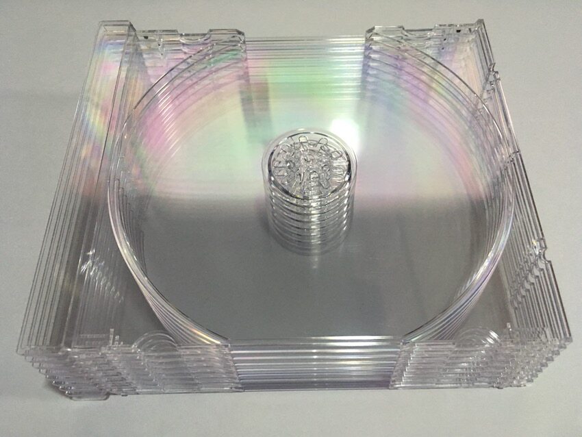 Import original CD CD box transparent with good quality and good quality