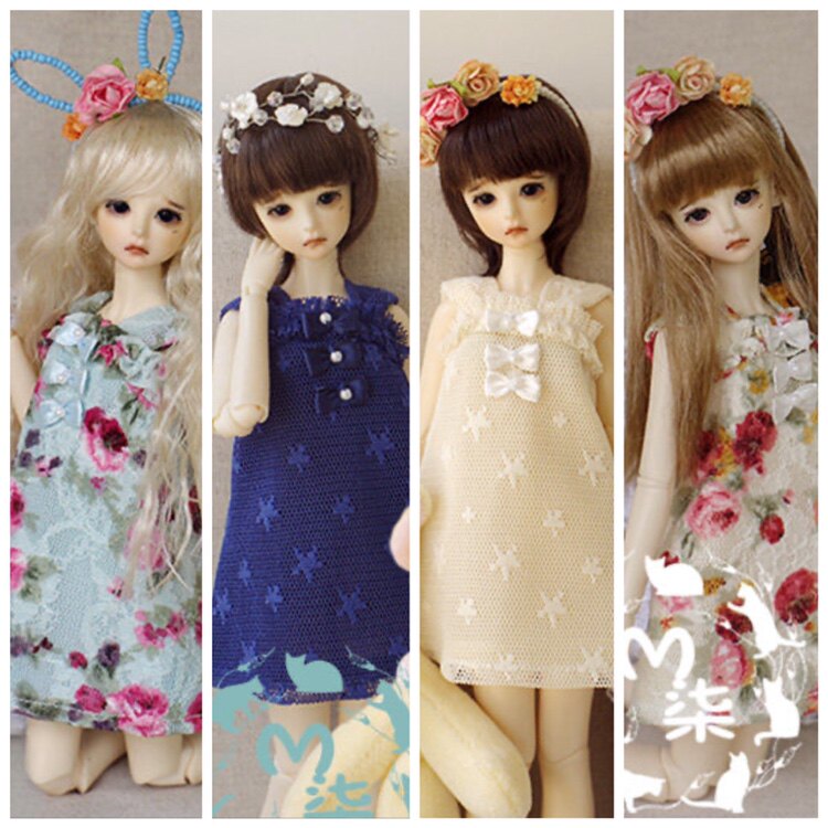 BJD Doll Clothes Web Yarn Foreign Dress Xaga Body OB Small 60% azone Little Blythe