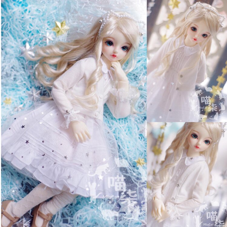 Mural lacquer-BJD doll clothes 6 points YOSD knit blouse foreign fit suit YOSD sends cat ear hair stirrups