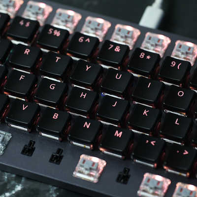 Kaihua Choc Cock Pig Nose Короткая ось клавиша Mechanical Keyboard Ultra-Thin Trenforcent Короткая ось клавиш