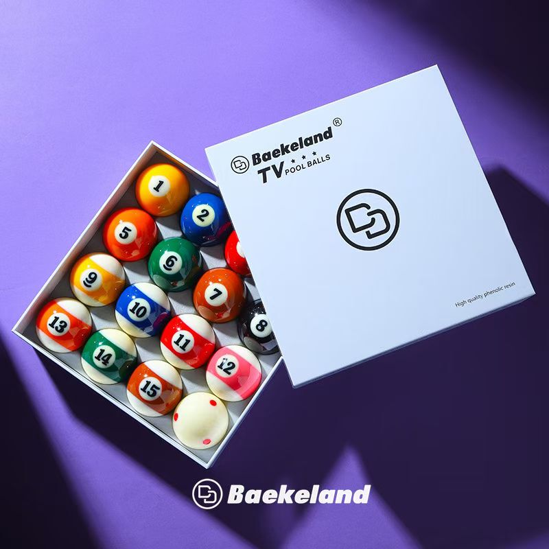 Chinese Black Eight-Ball Crystal Balls, Bakerland Tv Cue Ball, Imported Nine-Ball 57.2 Six Red Dot White Ball, American Style