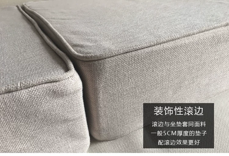 Tùy chỉnh màu rắn bông và vải lanh rắn gỗ ghế đệm ghế ăn đệm gỗ gụ sofa đệm dày xốp cửa sổ đệm tùy chỉnh đệm lót ghế tựa lưng