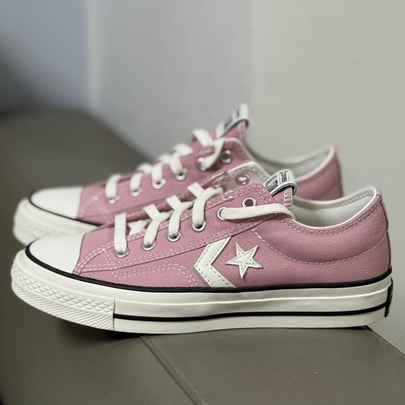 Converse New Product Star Player 76 Retro Low-Top Rubber Pink Casual Canvas Shoes A09460 A12713
