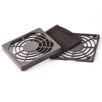 Heat dissipation fan three-in-one dust mesh 12CM fan mesh fan plastic dust filter