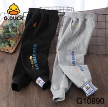 Little Yellow Duck G DUCK Childrens Spring New Sweatpants Casual All-match Boys and Girls Casual Trousers