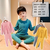 Doraemon blue fat childrens velvet suit negative ion sanding suit autumn clothes and long pants suit