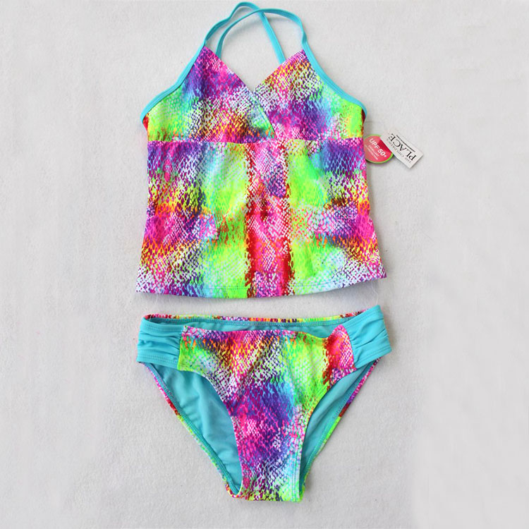 Kích thước: 4-14 Girls Baby Big Boy Riêng áo chống nắng Áo tắm UV Bảo vệ Đồ bơi UV50 Đồ bơi đồ bơi nữ sinh