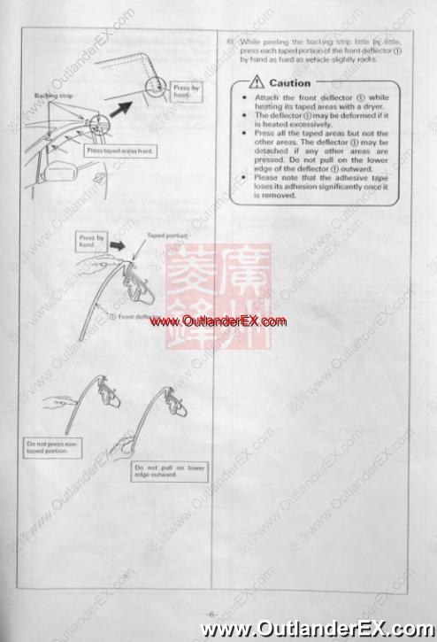 Mitsubishi Glandi visor Mitsubishi Glandi 4 cửa visor (Mitsubishi, Nhật Bản)