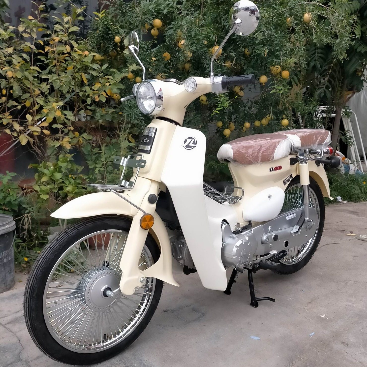 Jialing COCO 2025 CUBpro 110CC 燃料駆動アンダーボーン型オートバイ（国家排出ガス基準IV）は登録資格があります。