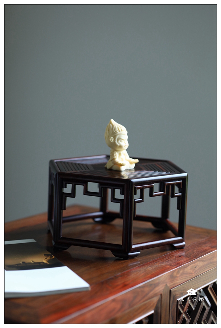 Red Wood Small Leaf Purple Sandalwood Flower Shelf Flower Shelf Flower Shelf INDOOR LIVING ROOM SOLID WOOD CHINESE STYLE MINIMA LIGHT AND LUXURIOUS SWING PIECE BASE