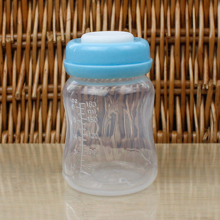  150ML180ml breastmilk storage PP wide mouth deposit bottle body with new Anyi Pep mouth suction miller accessories