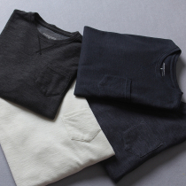 Foreign trade tail single Autumn new men long sleeve T-shirt base shirt simple casual round neck long sleeve T-shirt