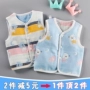 Áo vest bé gái mùa thu và mùa đông bé sơ sinh cotton sơ sinh áo vest bé gái mùa thu gạc vest nam shop thời trang trẻ em