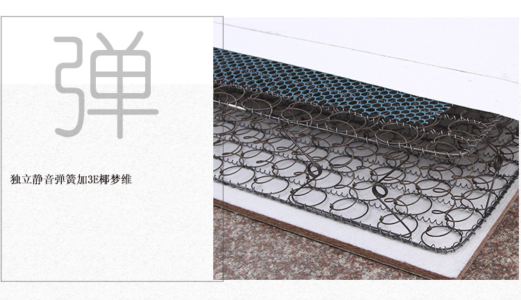 Simmons nệm lò xo độ cứng kép bảo vệ môi trường câm miễn phí vận chuyển quốc gia đúp 1,5 / 1,8 m 20 cm dày - Nệm nệm mút