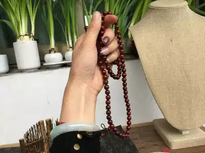 Zen language 108 hand-polished smooth leaflets Rosewood 108 Buddha beads 8mm 