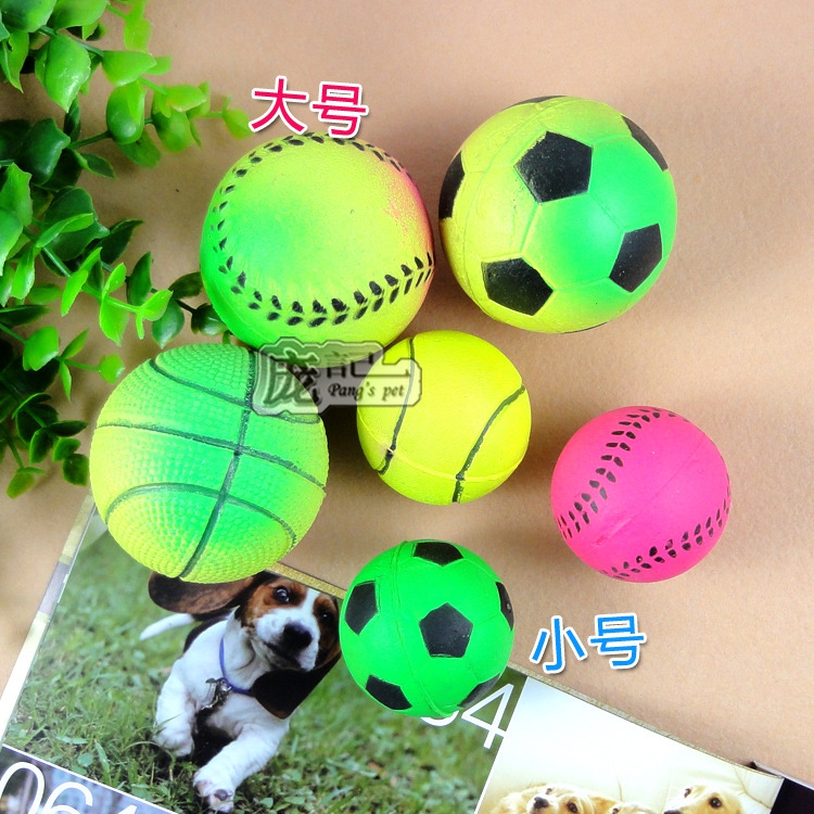 Bouncy bóng mạnh cắn chó cưng mèo đồ chơi cao su bóng kích thước số ném bóng tay có thể được trang bị Frĩaee đồ chơi cho cún